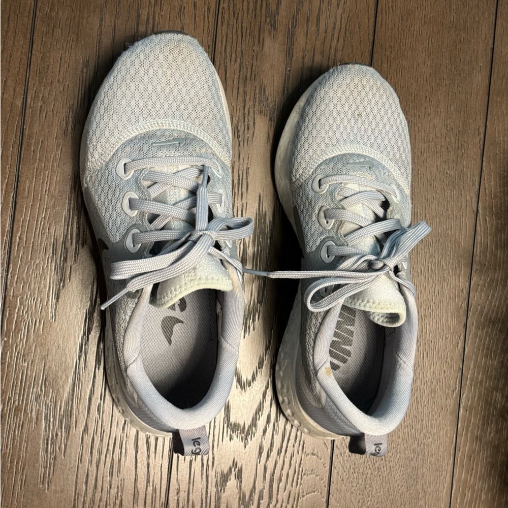 Nike React Light Gray Running Shoes - image 2